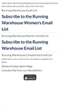 Mobile Screenshot of lists.runningwarehouse.com